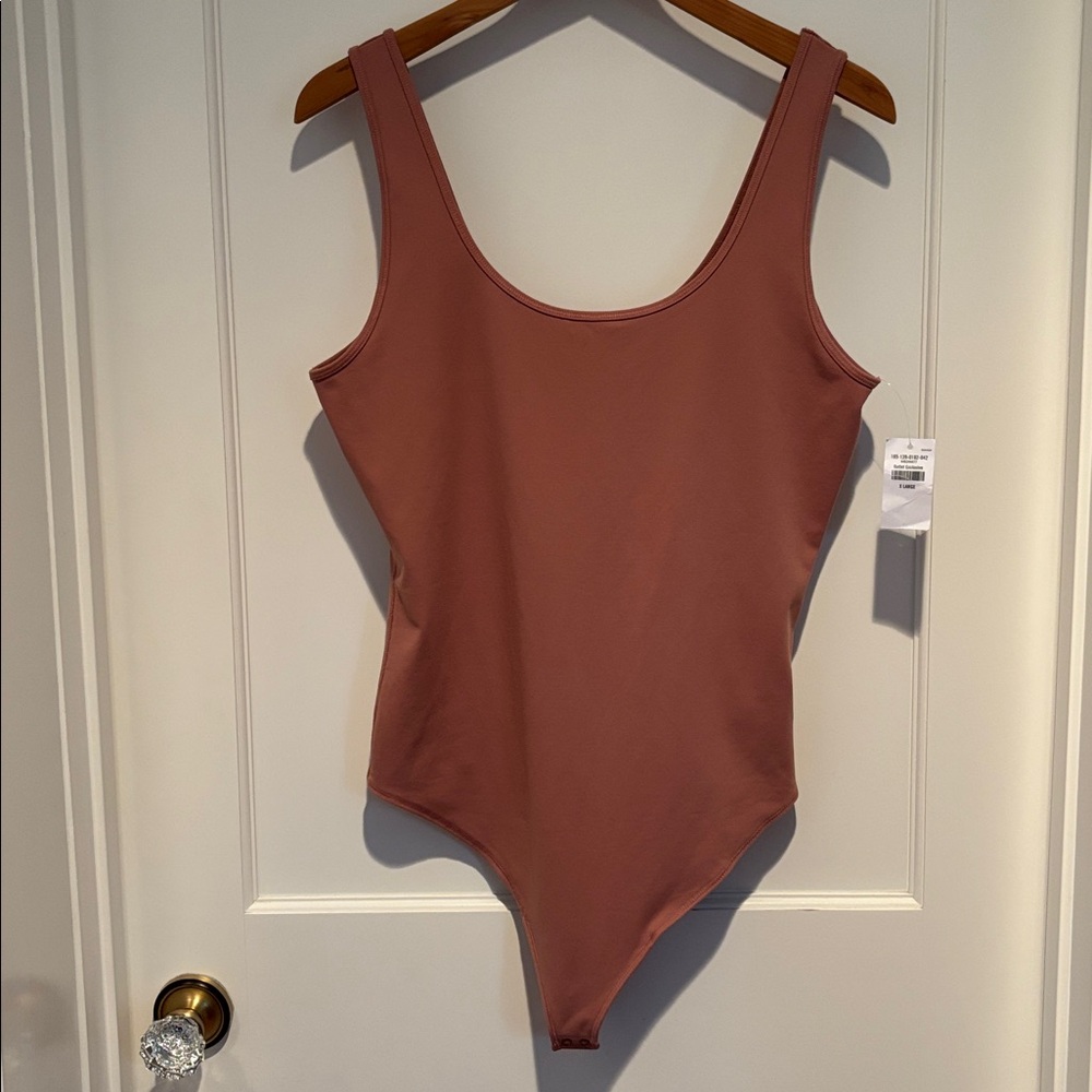 NWT Abercrombie and Fitch Soft A & F Collection scoop neck bodysuit with snaps